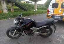 Colisão entre ambulância e motocicleta deixa mulher gravemente ferida na MG-050 em Itaúna