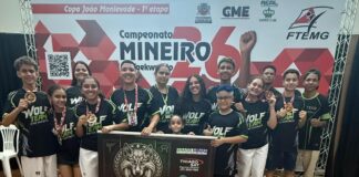 Sete medalhas marcam participação da equipe itaunense na abertura do Mineiro de Taekwondo