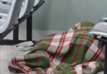 Pronto-Socorro vira dormitório e moradores de rua ocupam saguão de espera do Hospital