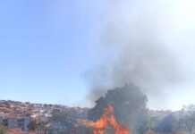 Moradores registram fogo no bairro Santa Edwiges