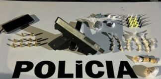 PM apreende Submetralhadora artesanal calibre .380 no bairro Santa Edwiges
