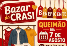 “Queimão” do bazar do CRASI a partir de 1 real