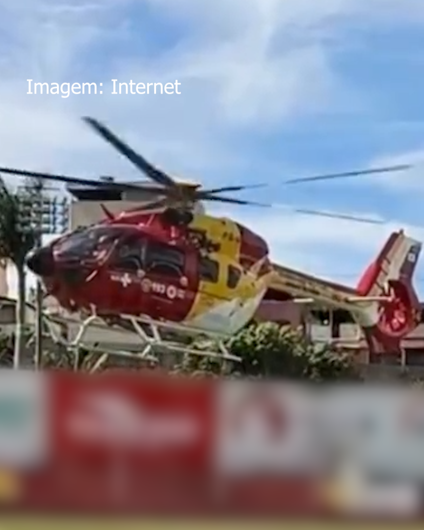 criança queimada transferencia