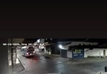 Jovem “voa” após colidir com carro no Parque Jardim