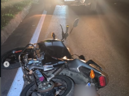 Motociclista morre após perder controle da moto e bater contra defensa metálica na MG-050