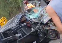 Mulher morreu após acidente grave na BR-352; outra vítima teve que ser socorrida de helicóptero