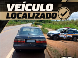 Veículo roubado em Itaúna foi localizado na MG 431
