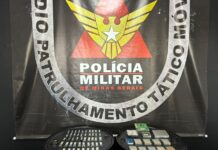 Militares do Tático Móvel recuperam equipamentos de telecomunicações avaliados em aproximadamente R$ 33 mil.